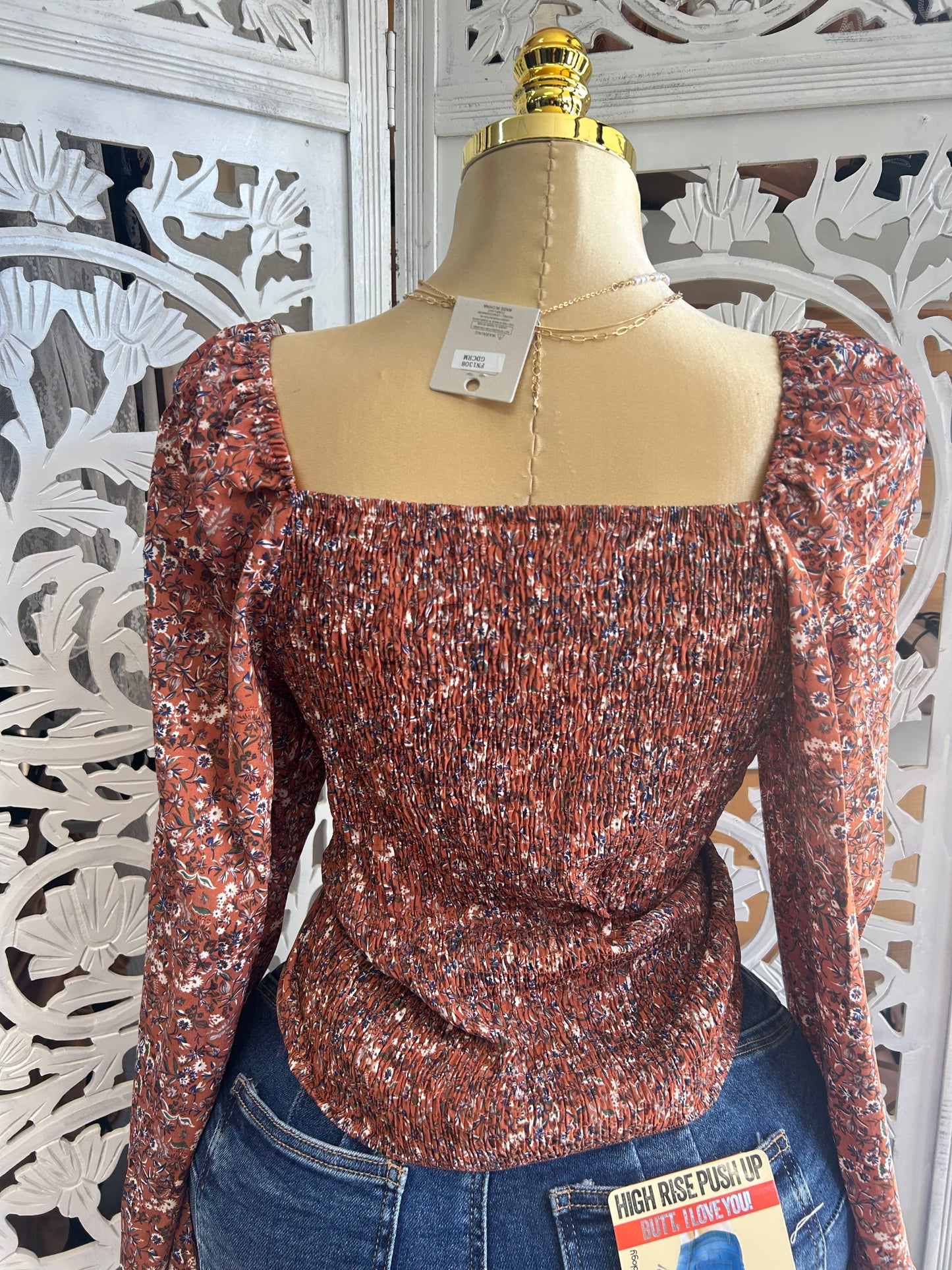 Floral print shirt
