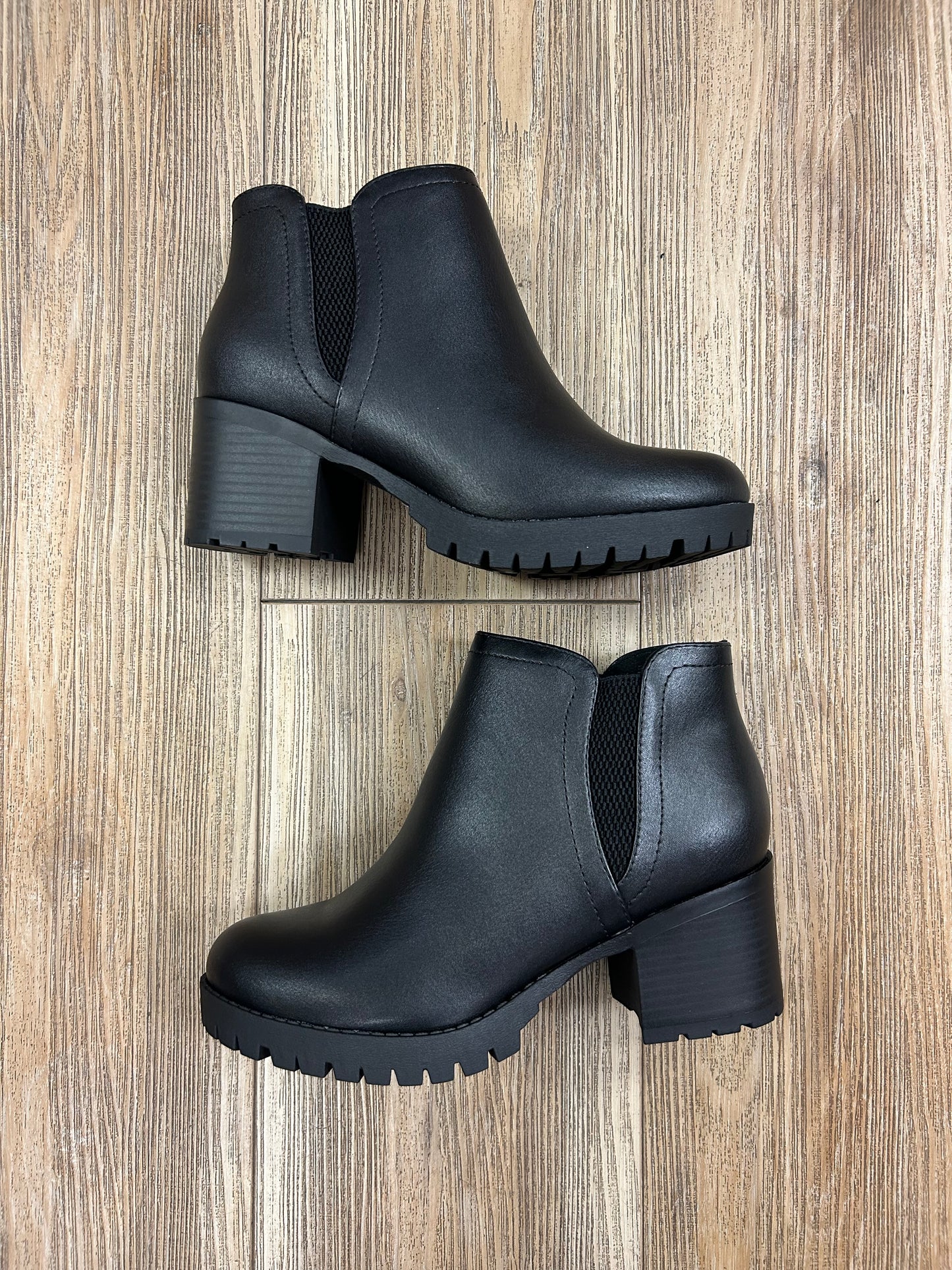 leather booties