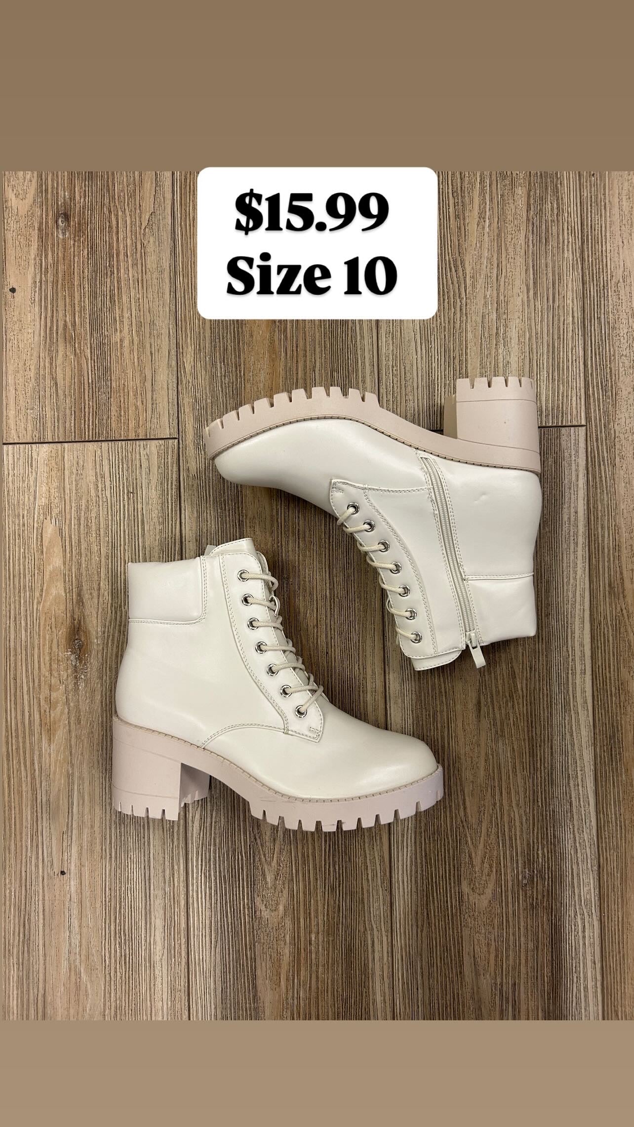 White booties