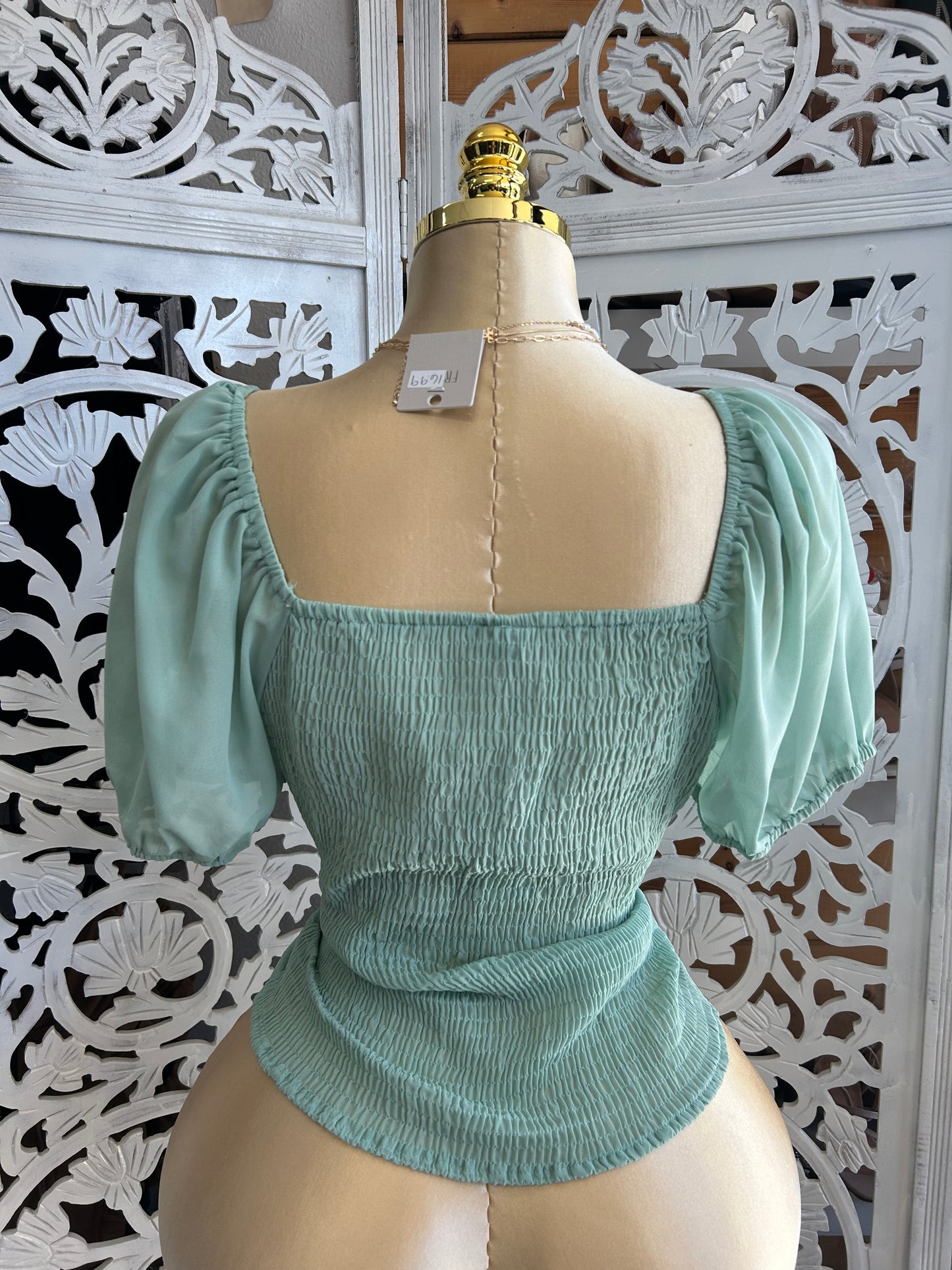 Drawstring classy top