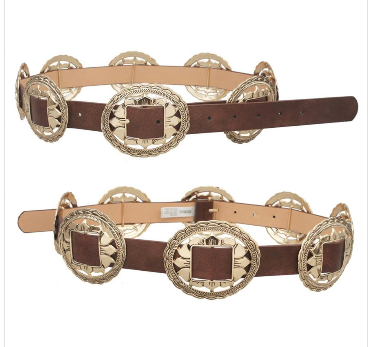 Cowboy sunflower belt plus size