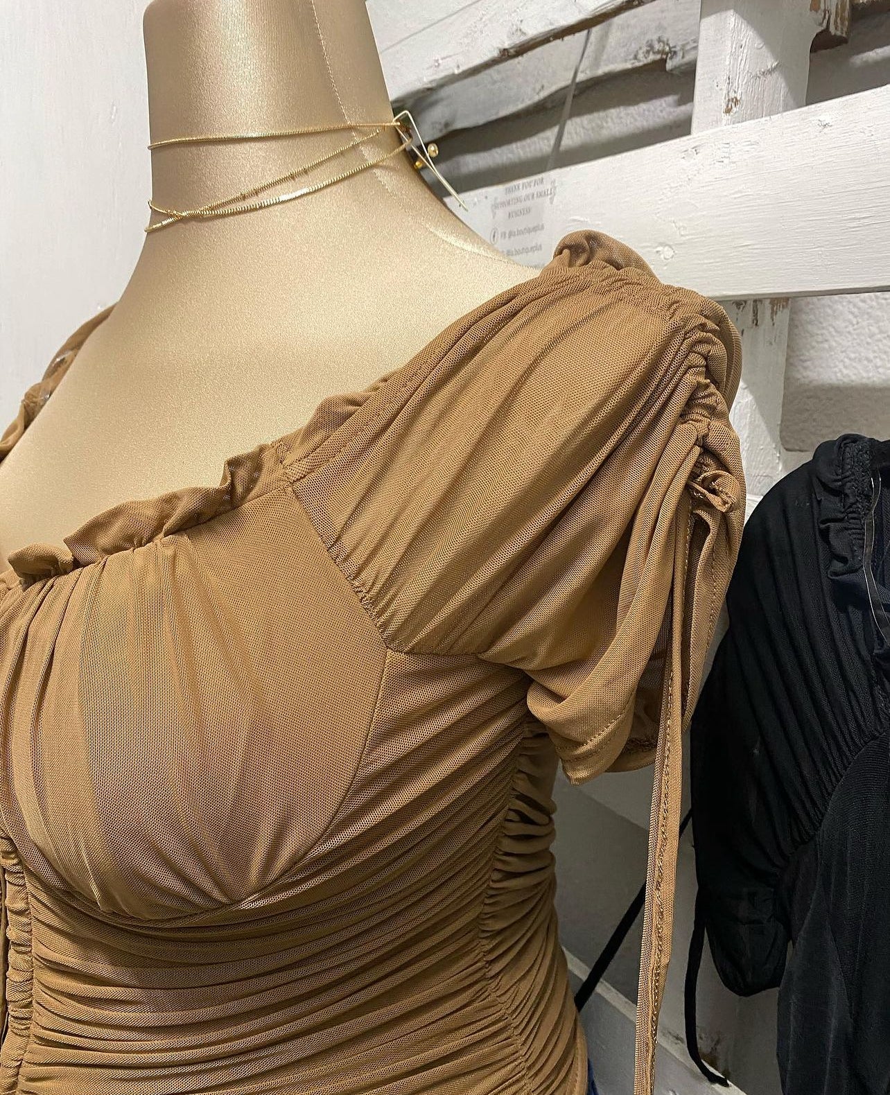 Corset mesh shirt (size up)