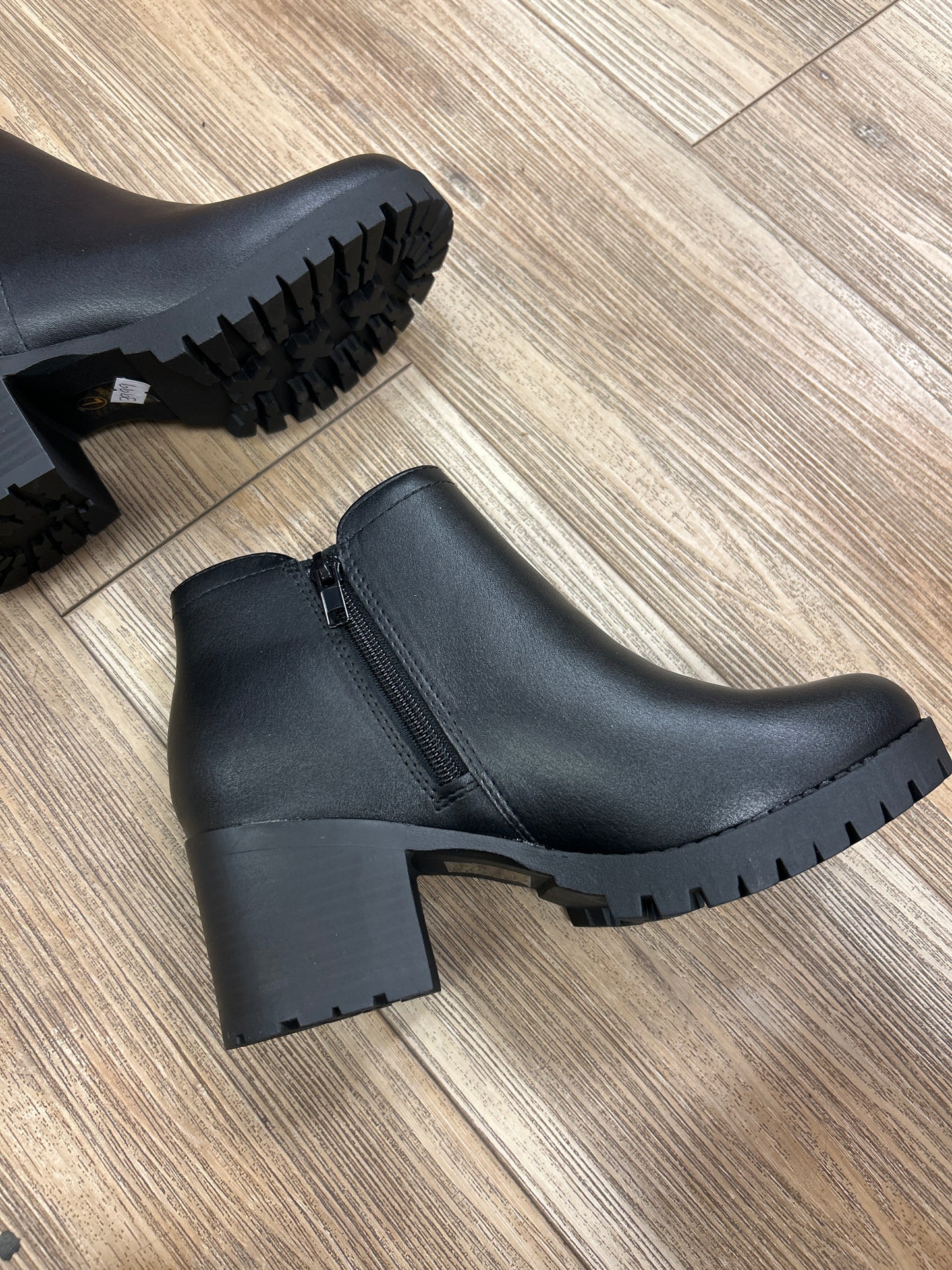 leather booties