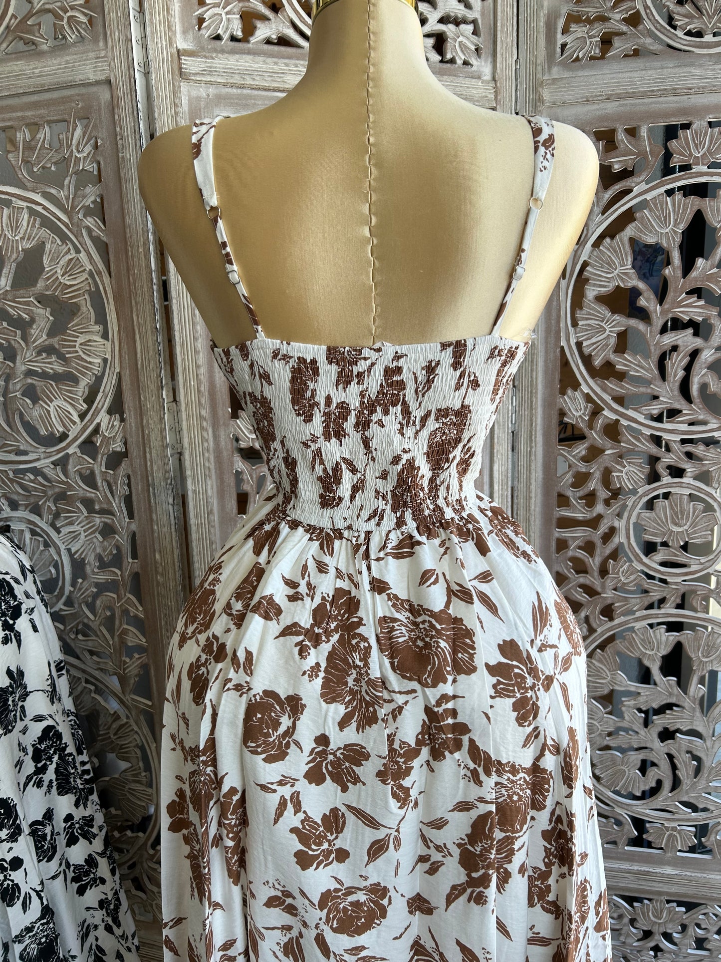 Flower print dress