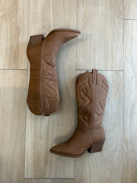 Cowboy boots wife fit friendly (elk)