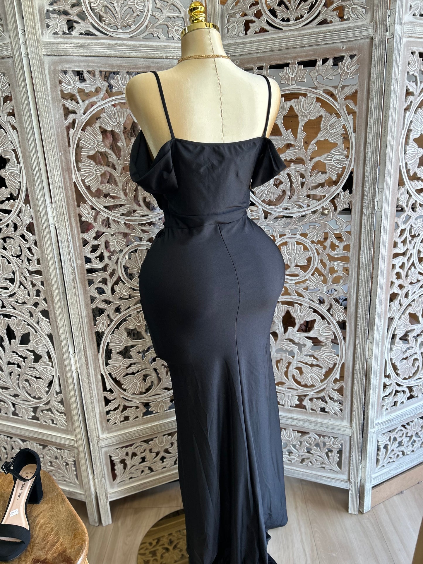 Off the shoulder long dress