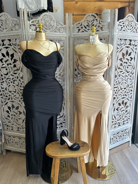 Off the shoulder long dress