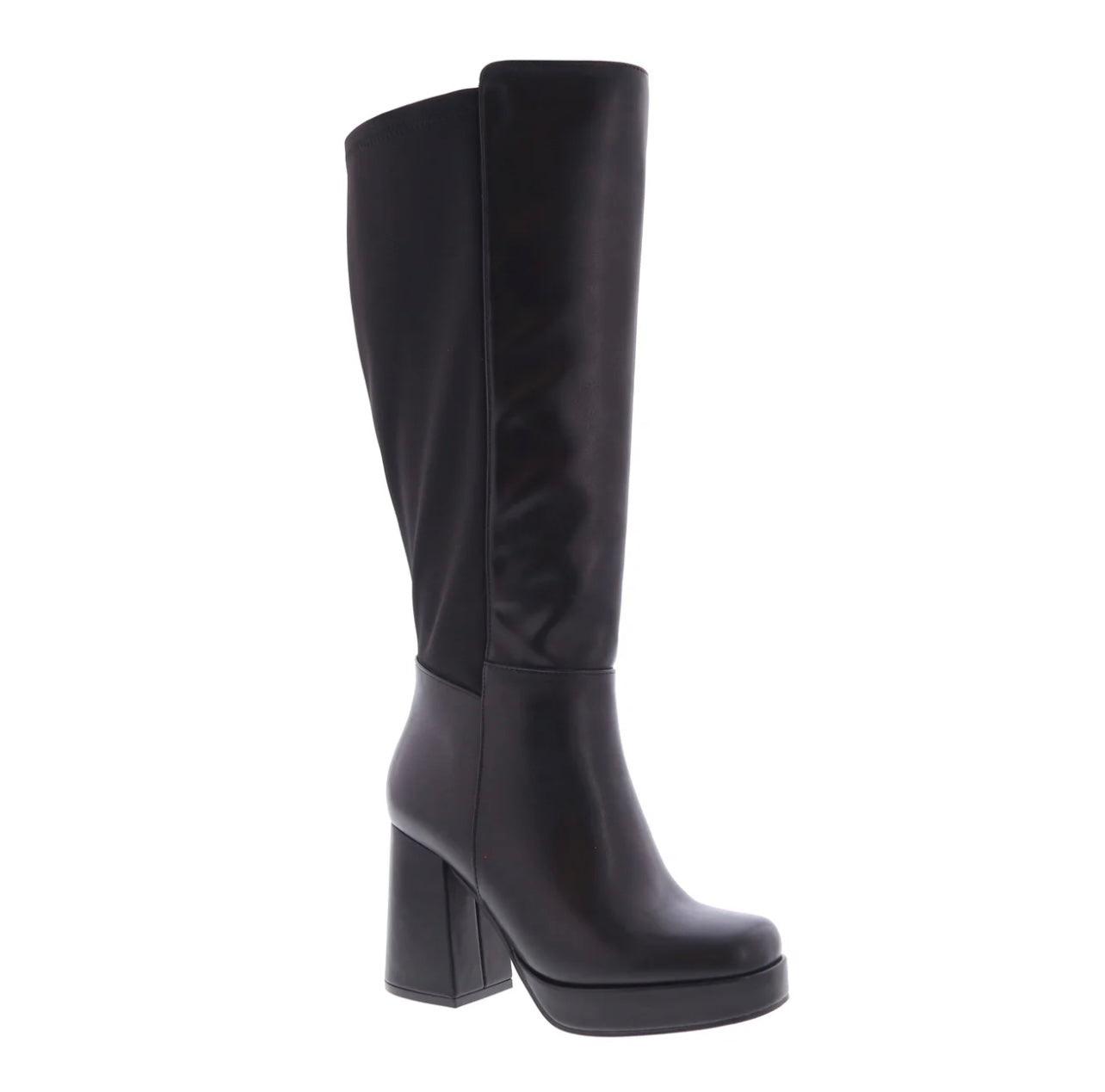Wide calf High knee stretchy boot