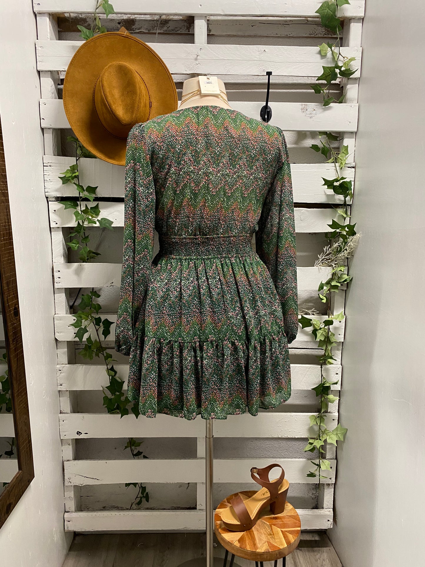 Mini print dress (runs small)