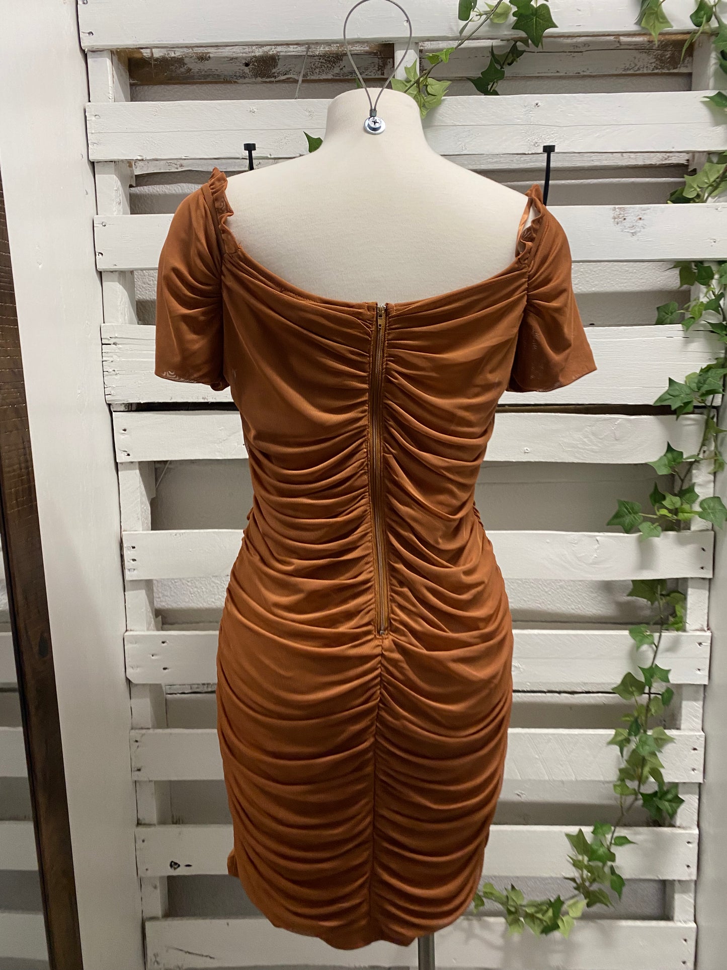 Mesh corset dress
