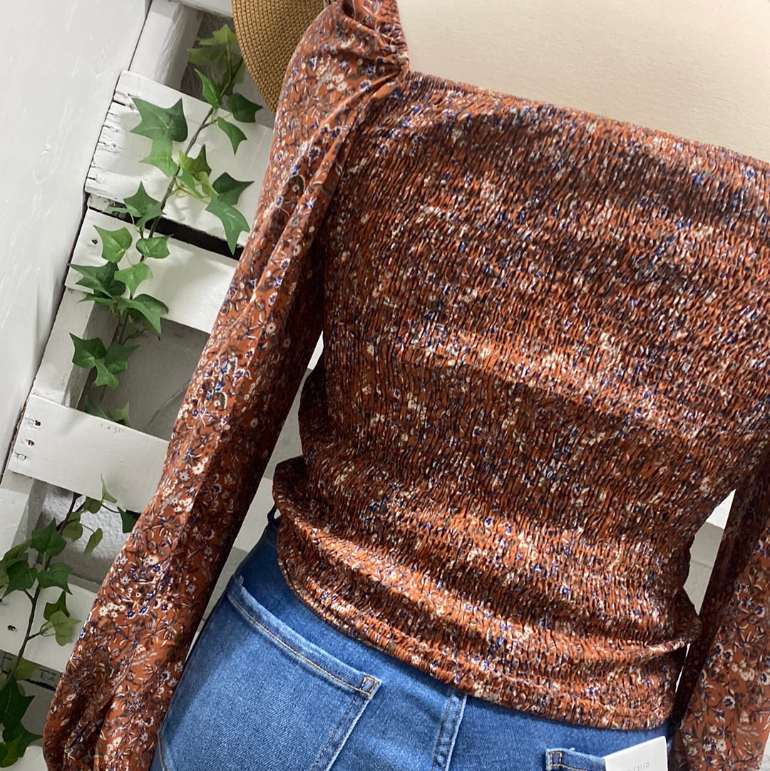 Floral crop top