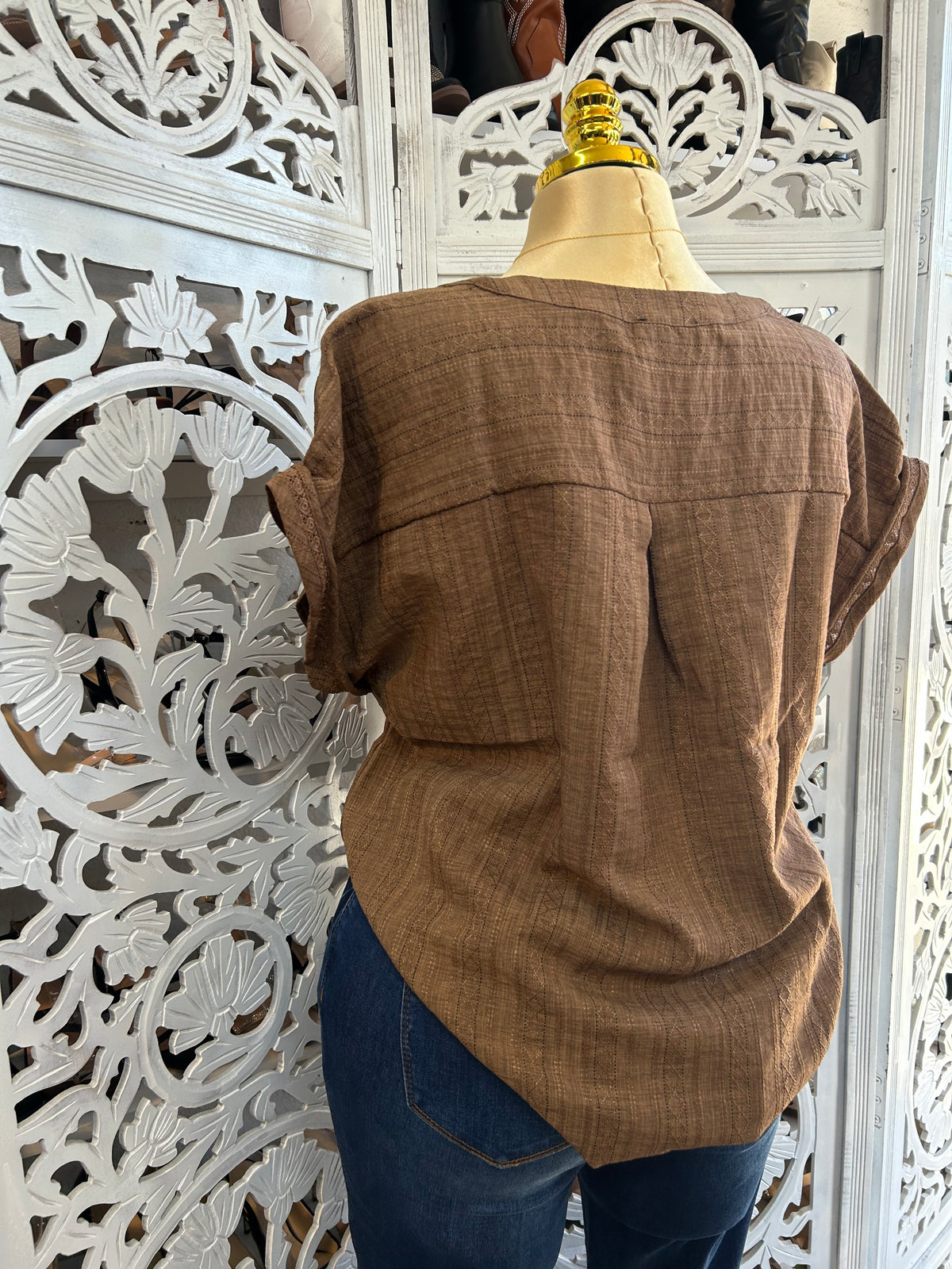 Mocha Amelia shirt