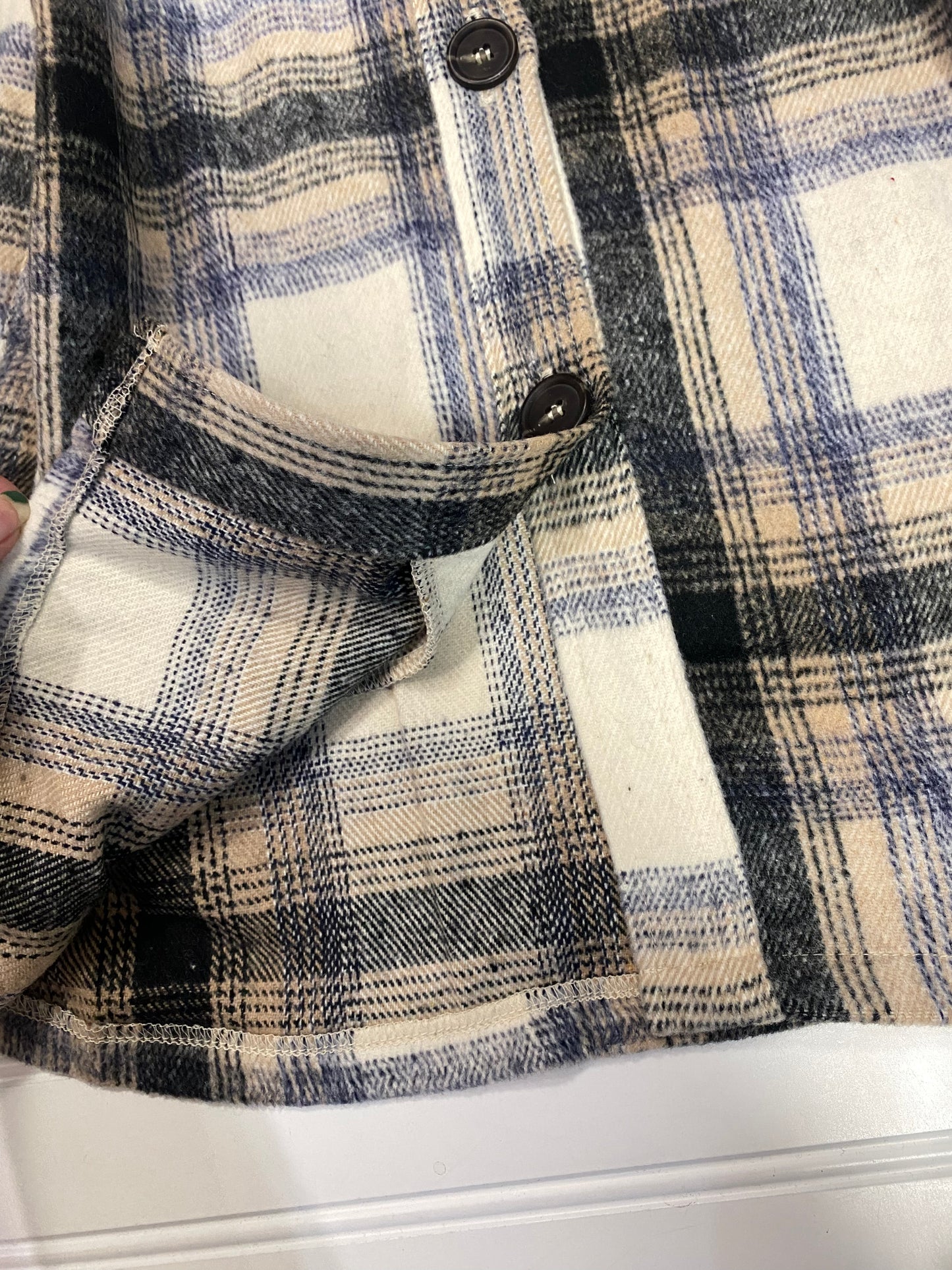 Plaid oversized Shacket