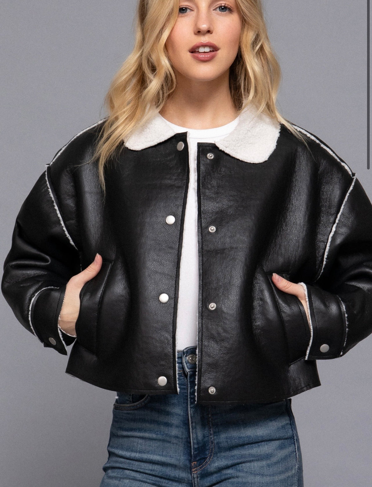 Leather jacket