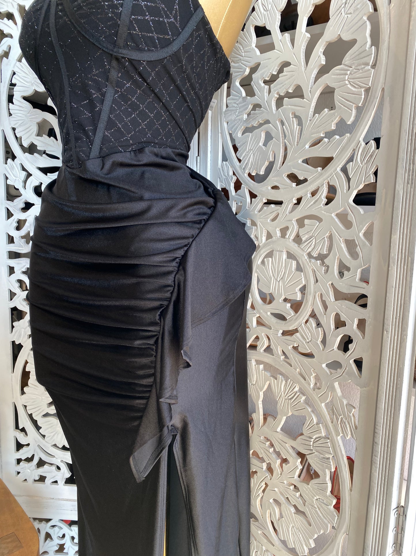 Glitter gala corset dress