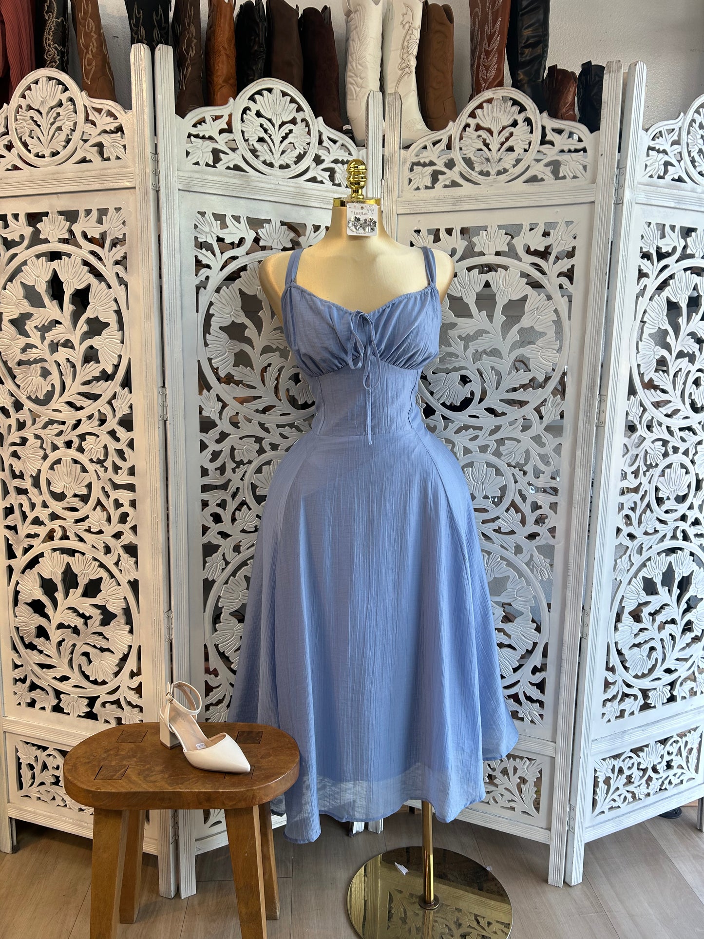 Corset tie dress