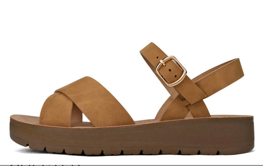 cross sandal (runs small size up )