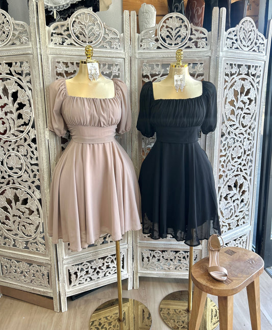 Open back Short sleeve dress