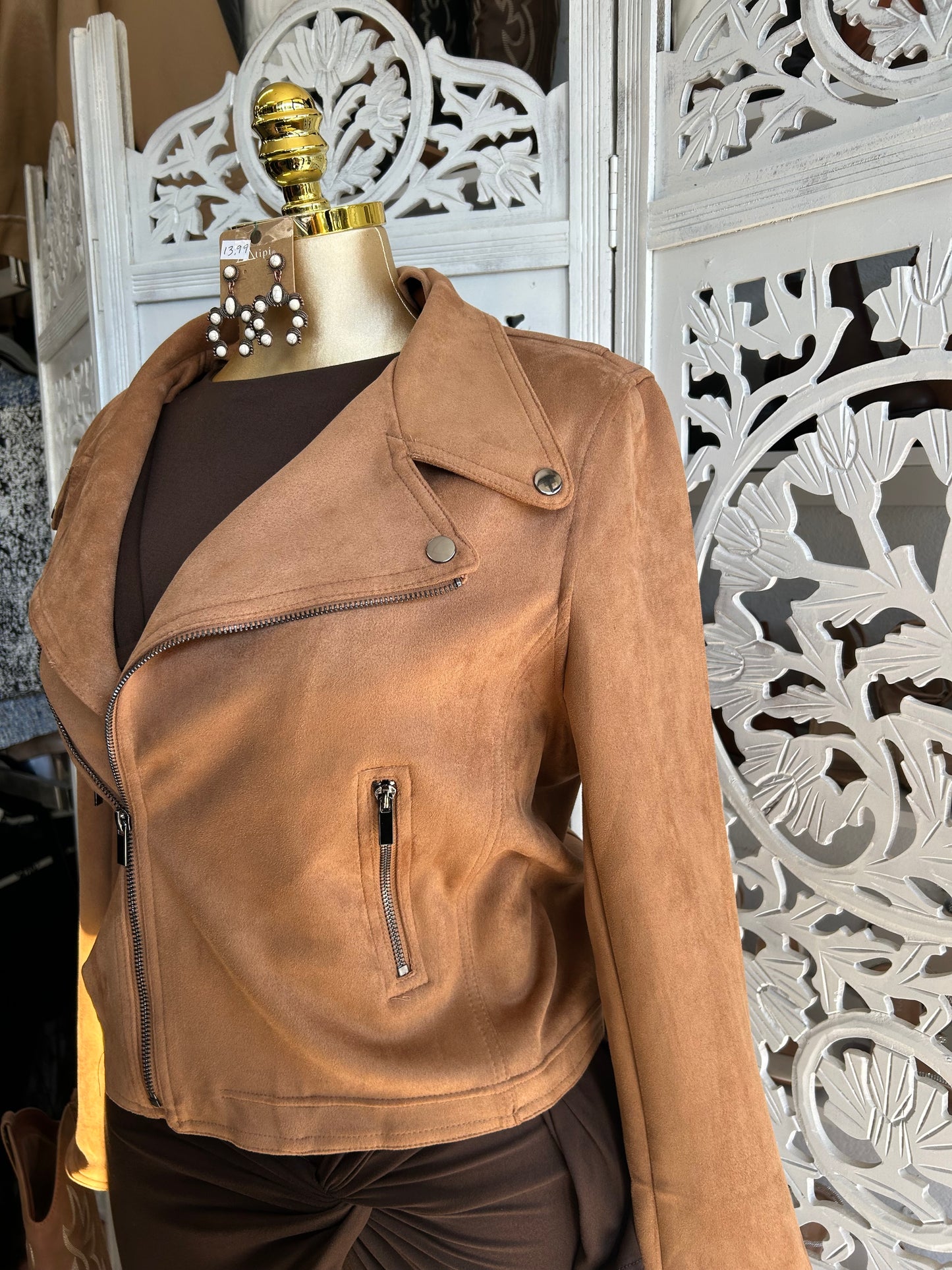 Suede jacket (size up runs small)