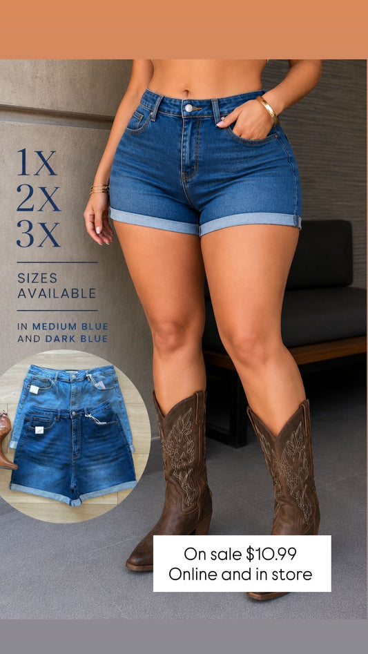 High rise mom shorts! Final sale