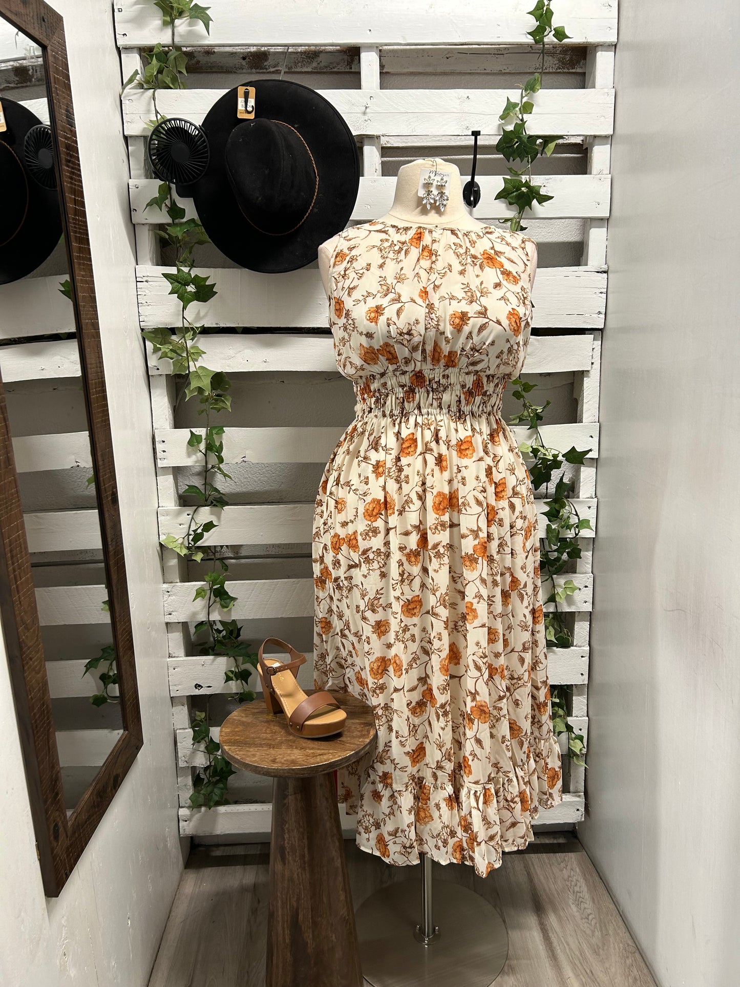 Floral long dress