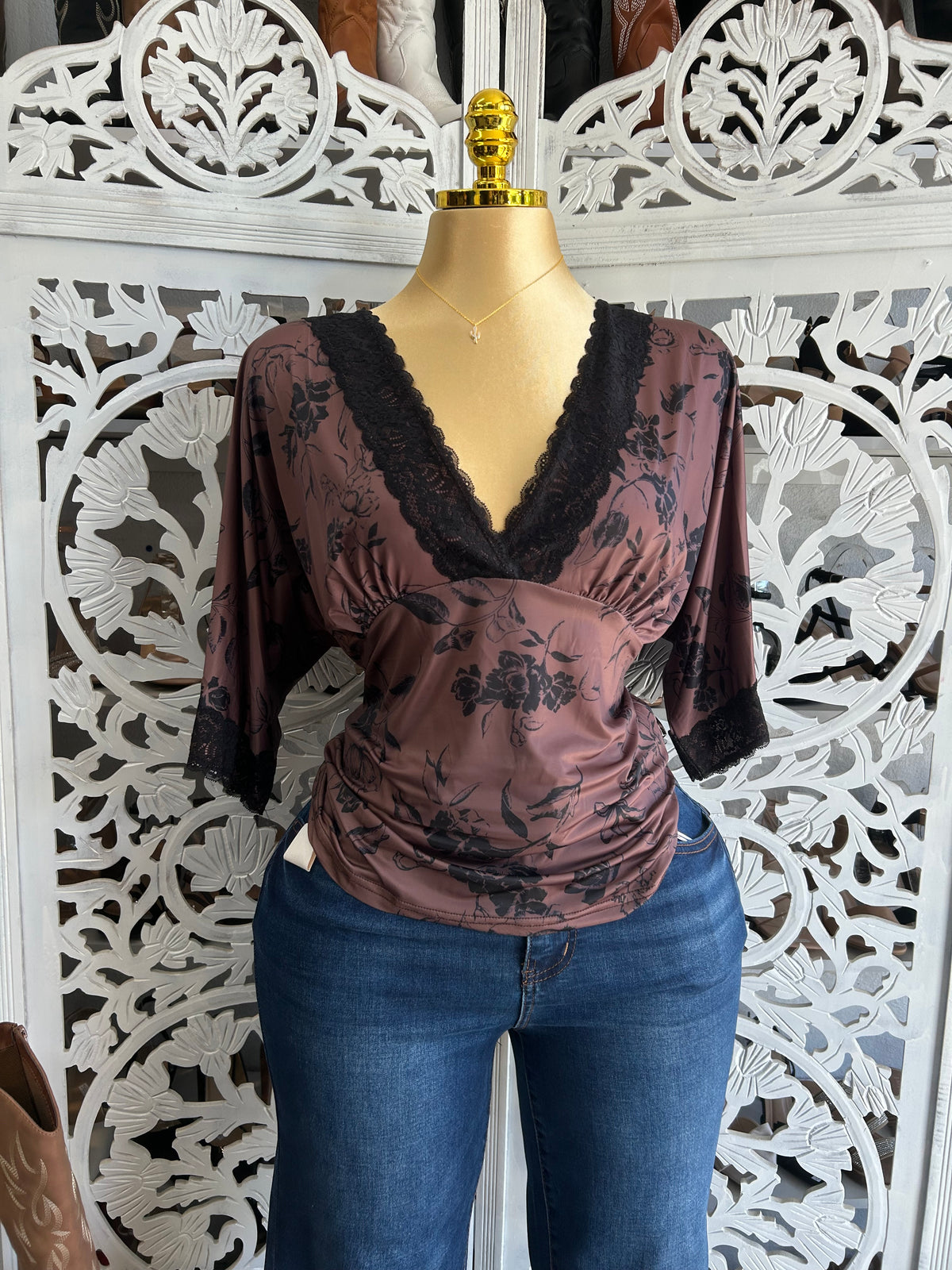 Floral jasmine top