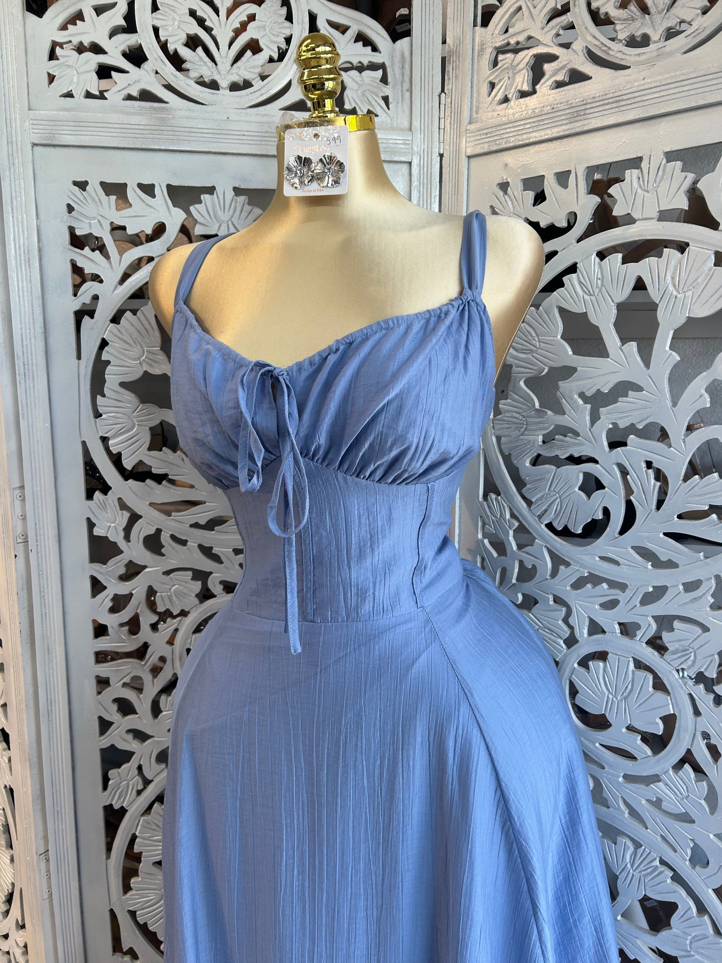 Corset tie dress