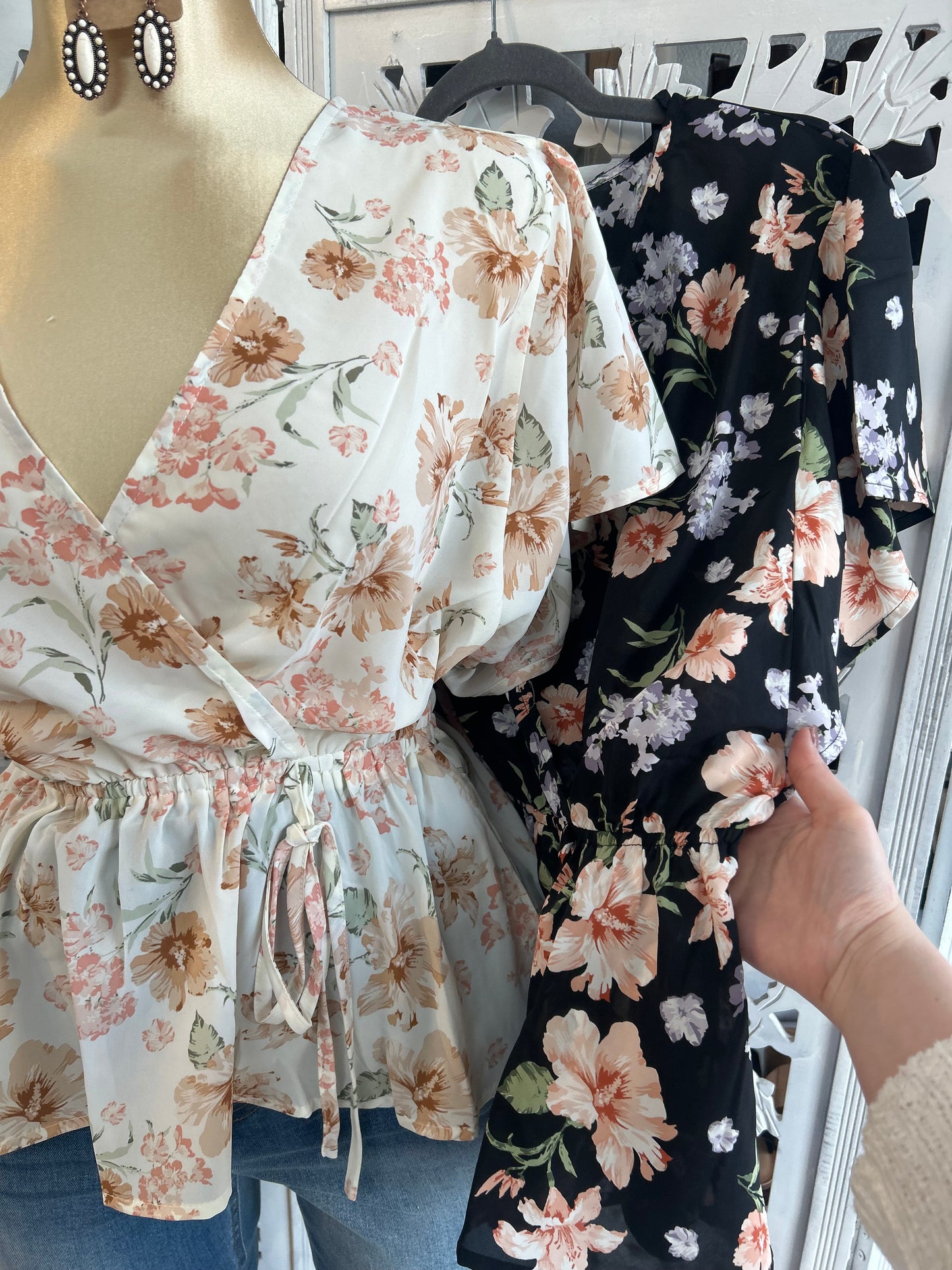 Summer flower print top