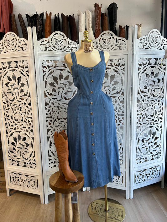 Denim dress