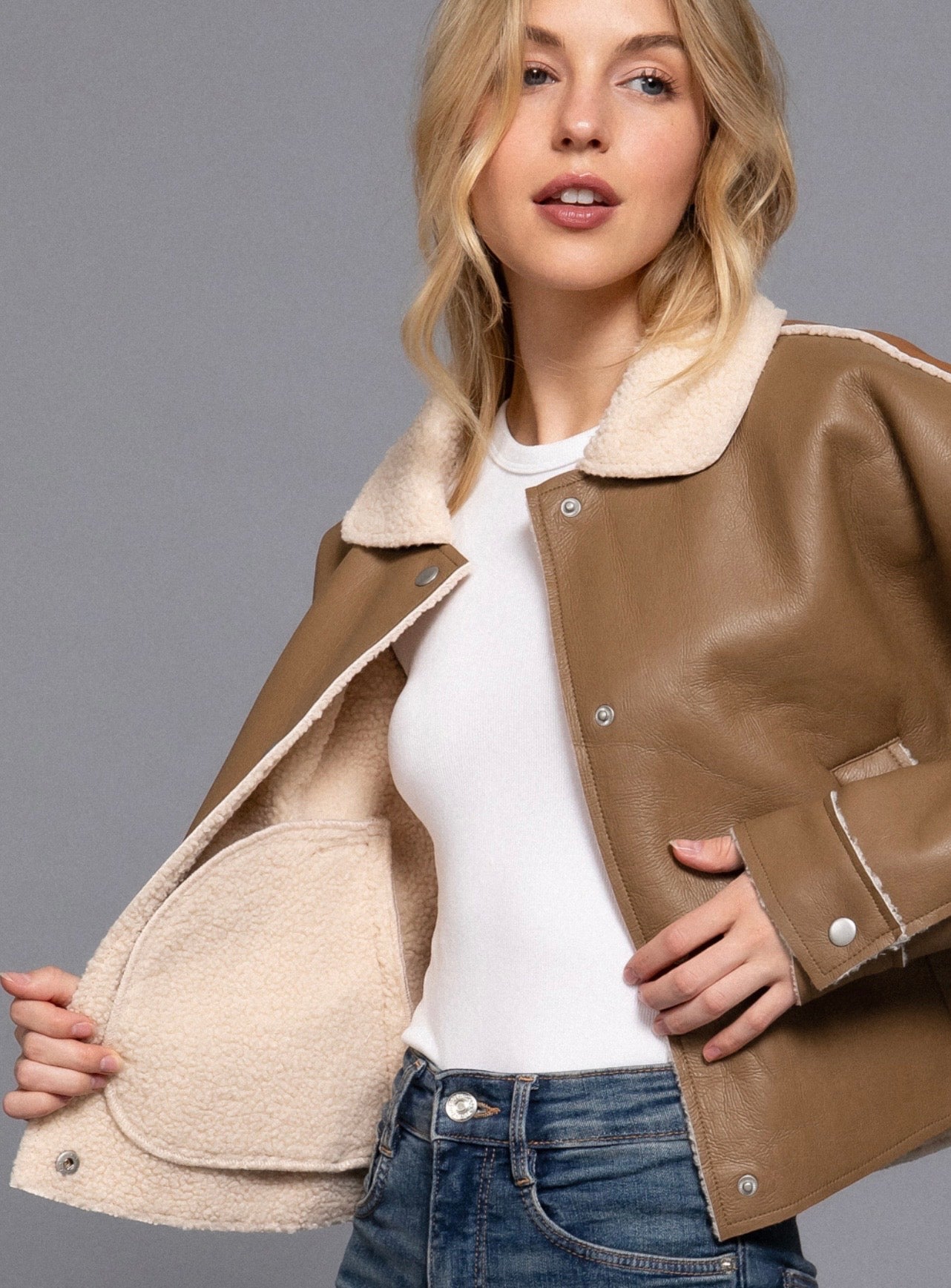 Leather jacket