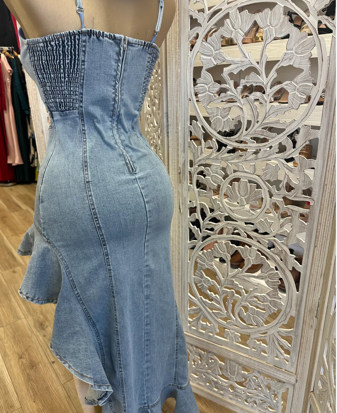 Denim dress