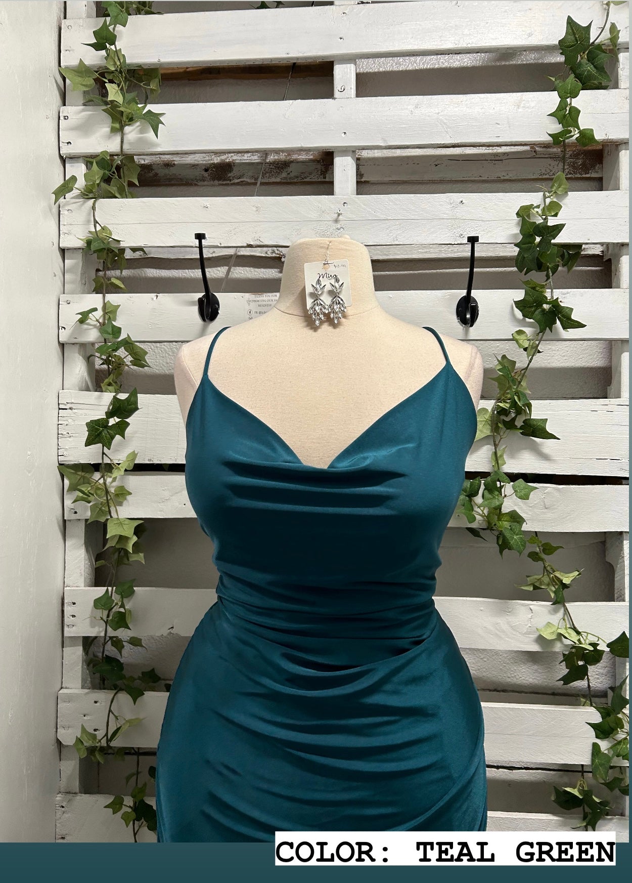 Cowl neck dress