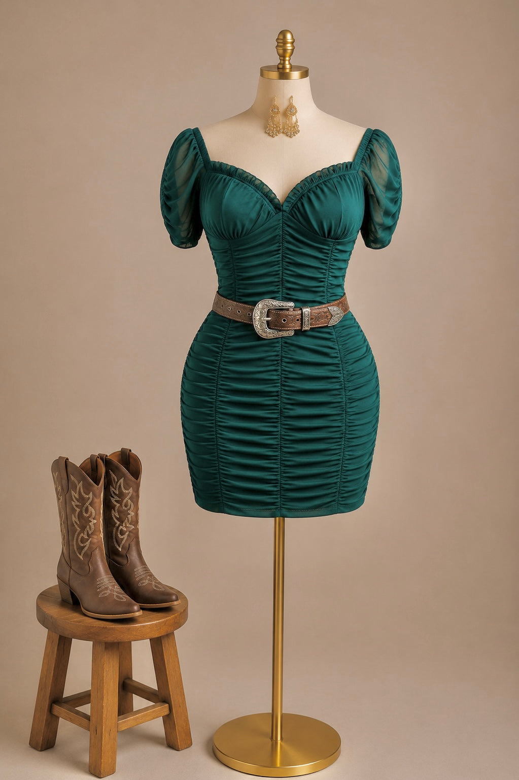 Cowgirl Mesh dress (size up)