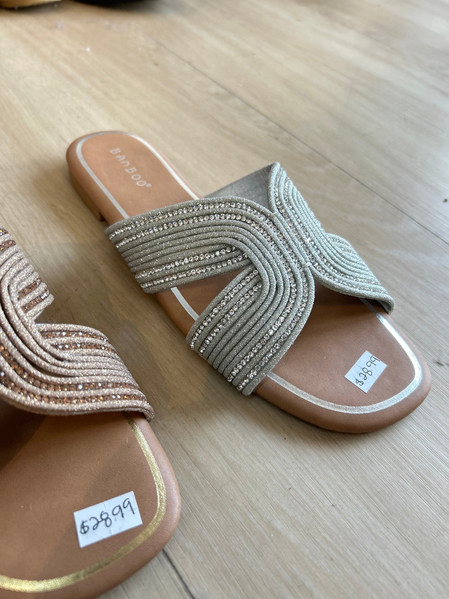 Glitter sandals