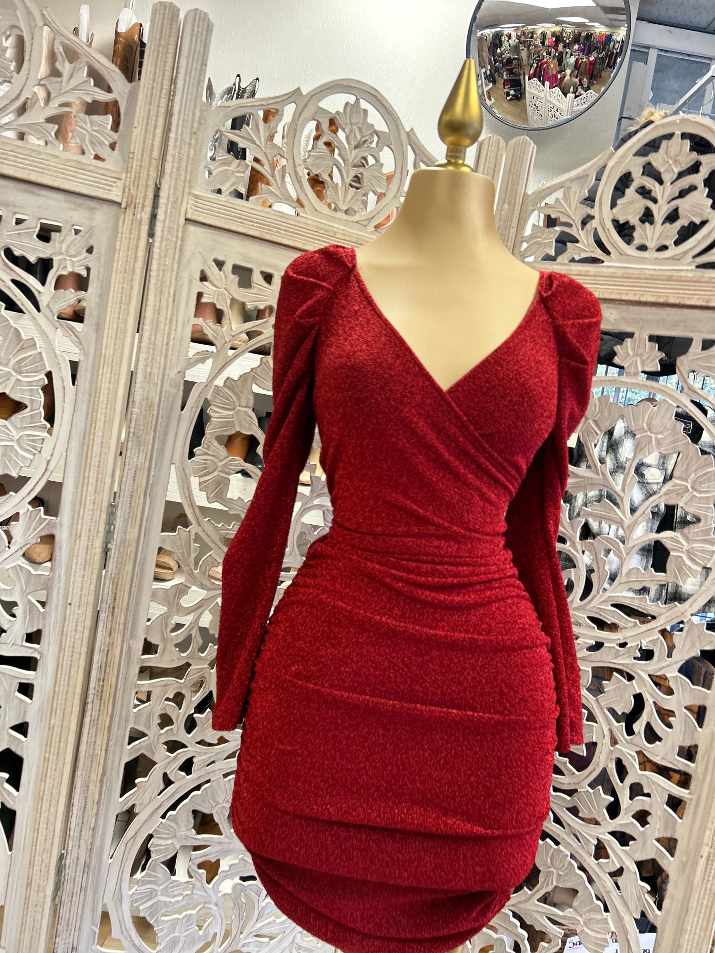 Red Sparky dress