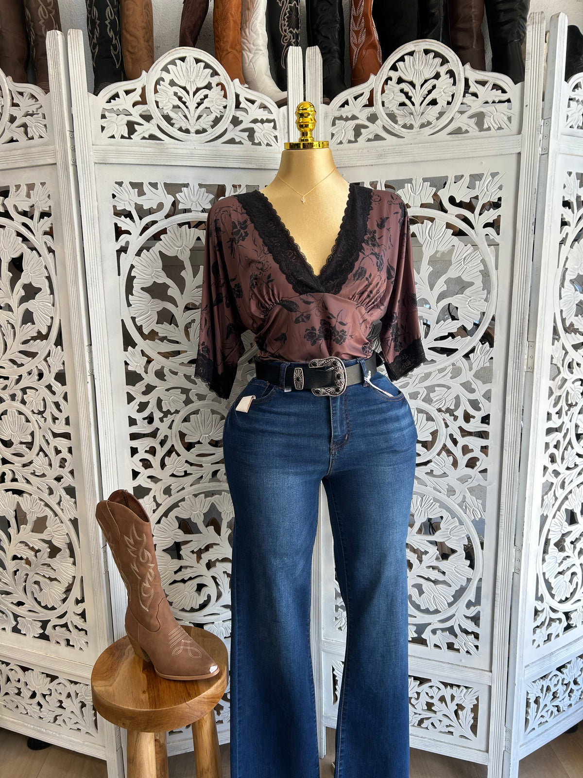 Floral jasmine top