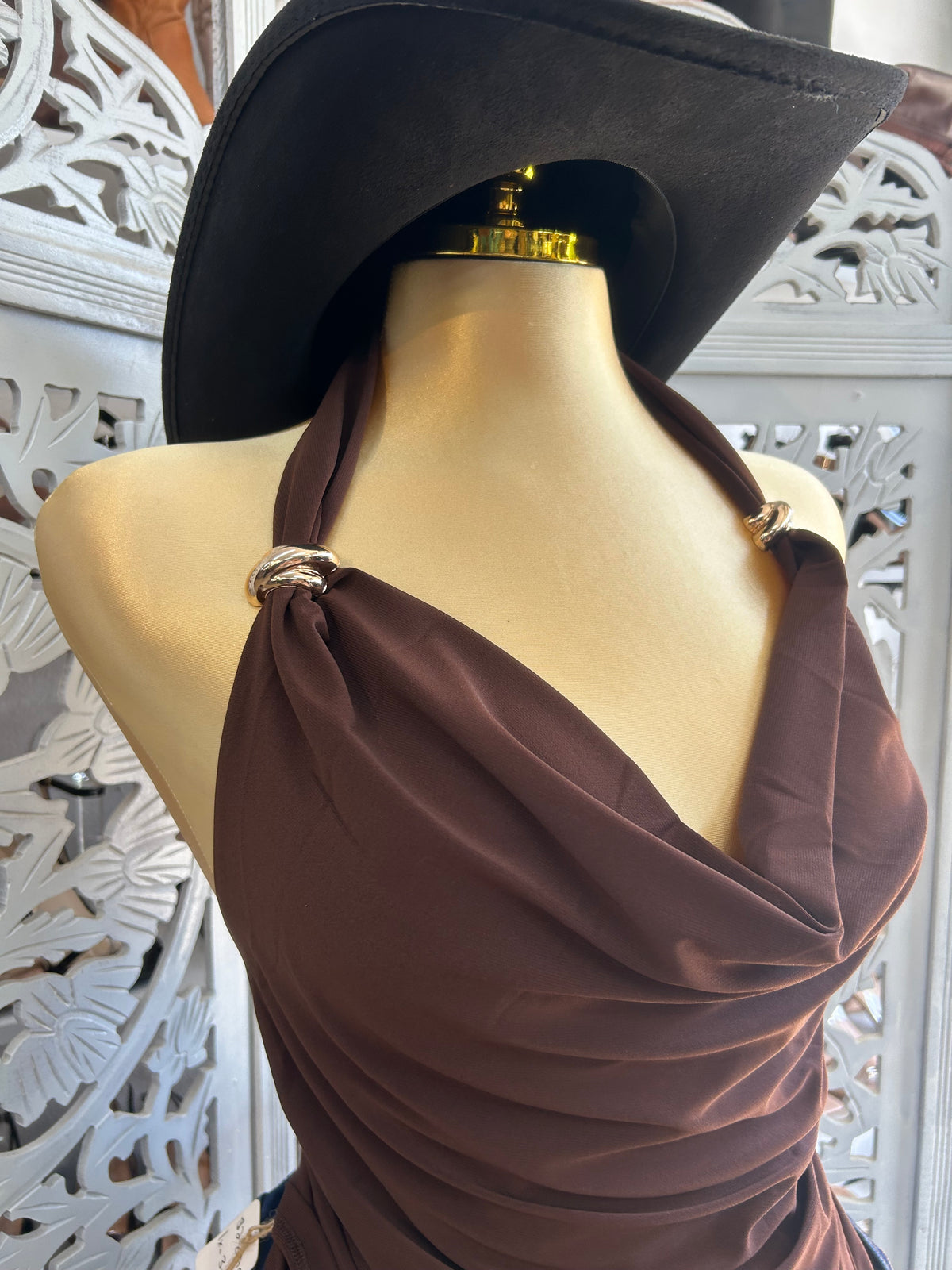 Western halter top