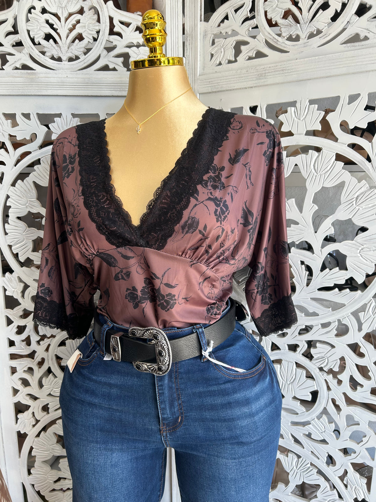 Floral jasmine top