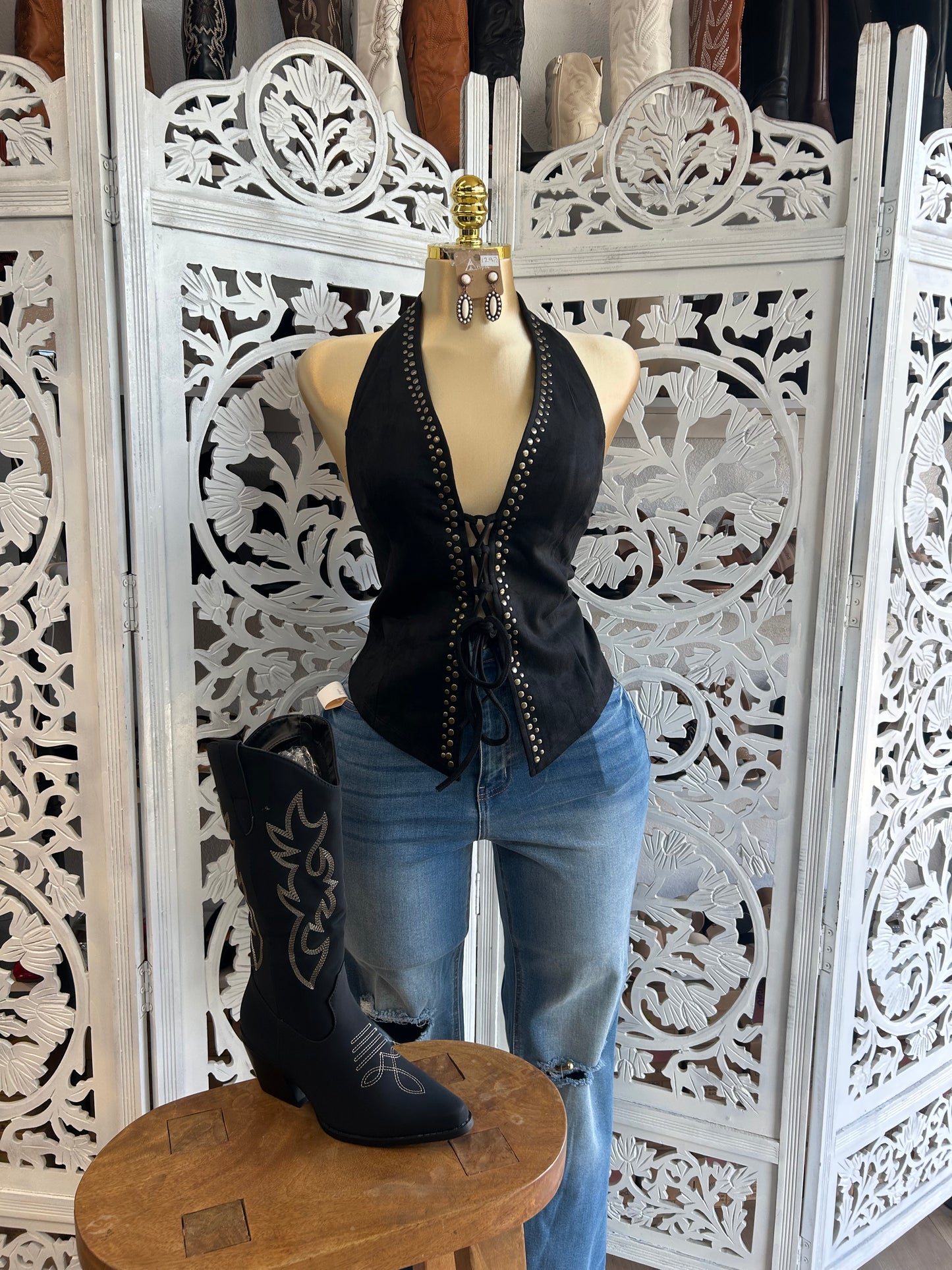 Western Halter top