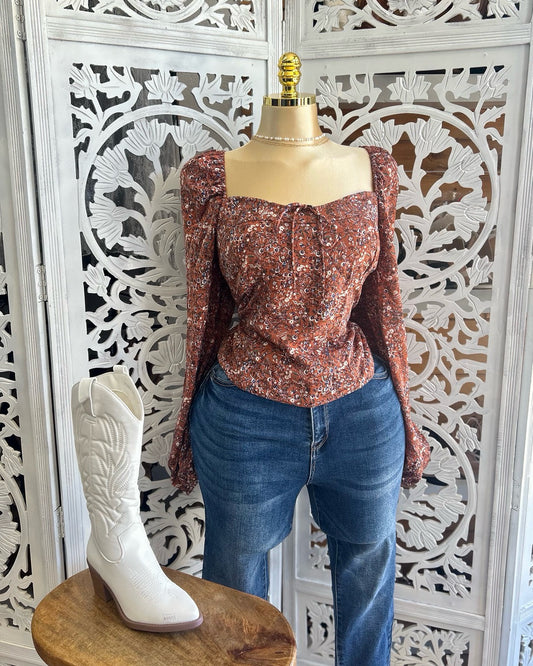 Floral print shirt