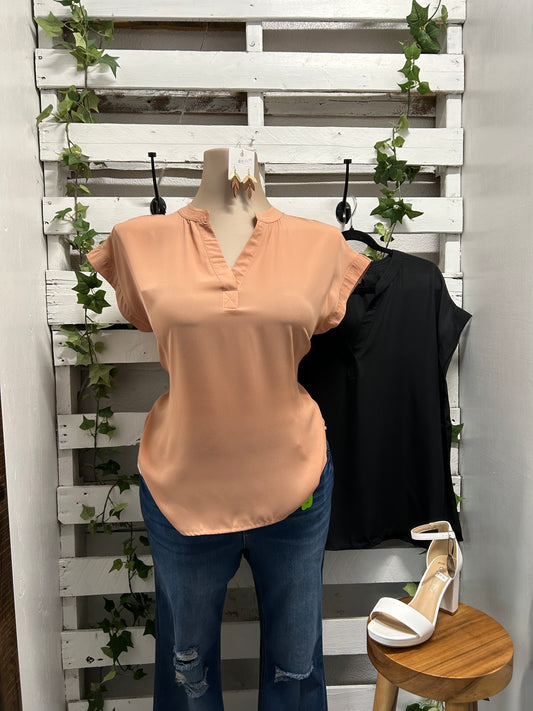 V neck casual top