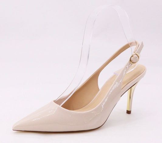 Closed toe tall heel