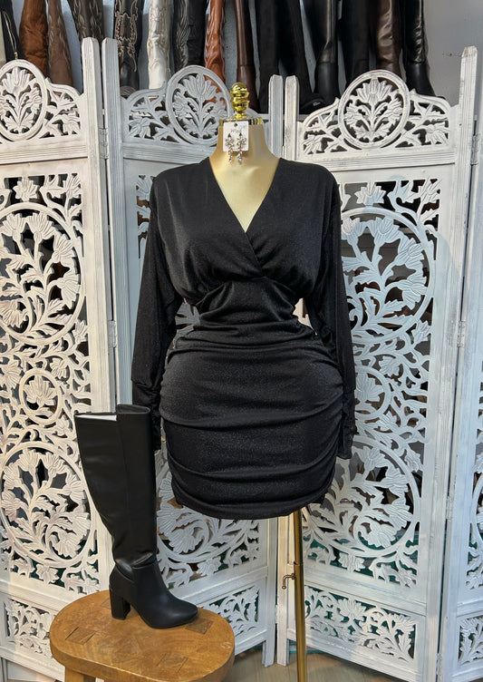 Sparkly long sleeve dress