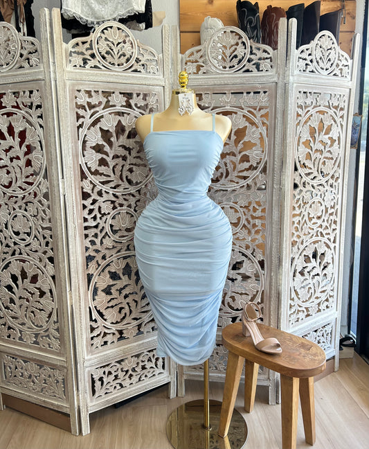 Mesh strap dress