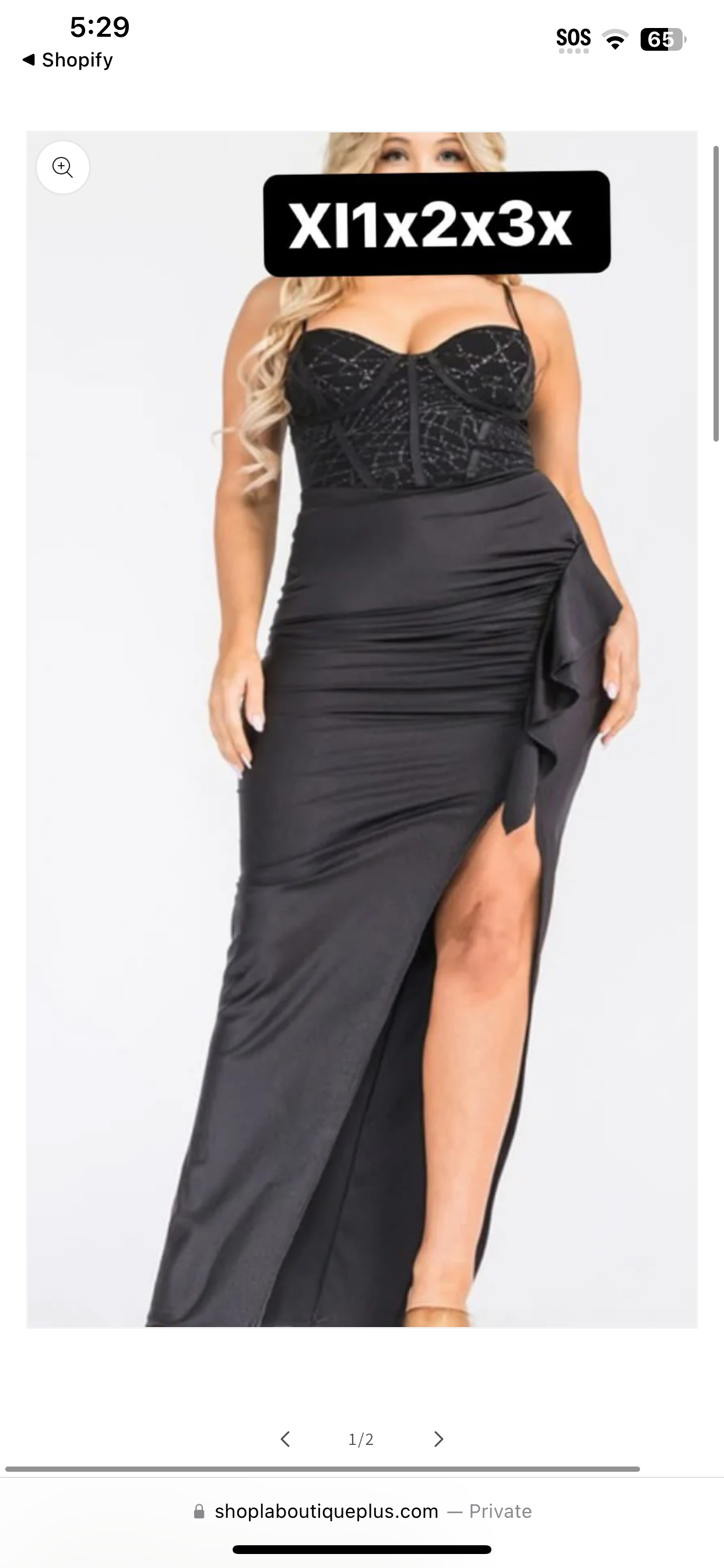 Glitter gala corset dress