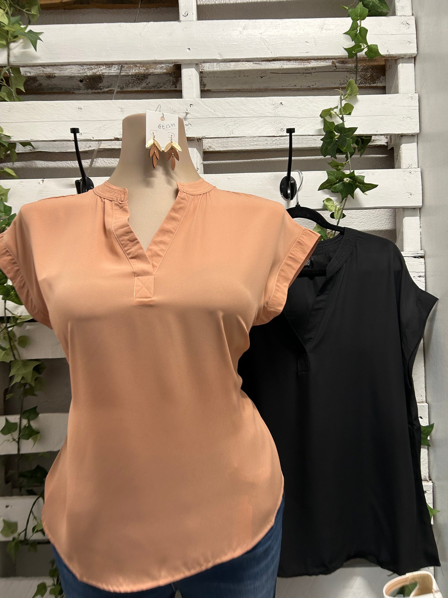 V neck casual top