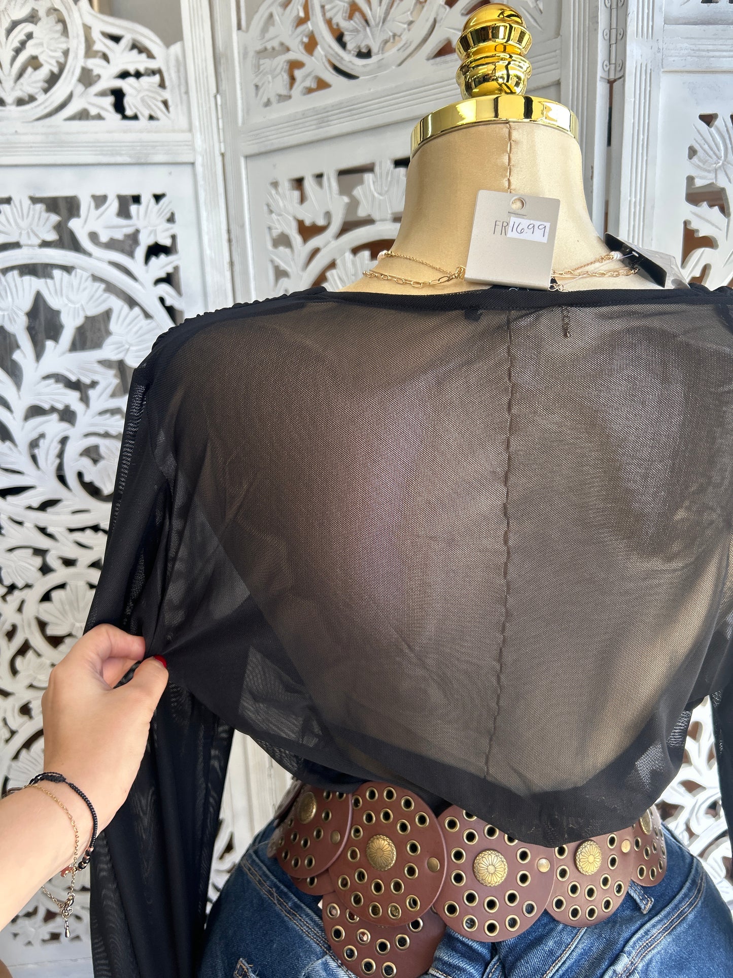 V neck long sleeve