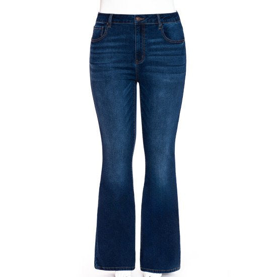 Wax bootcut jeans