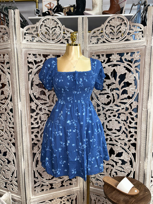 Mini floral dress