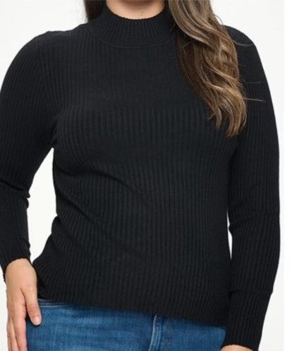 Turtle neck soft long sleeve